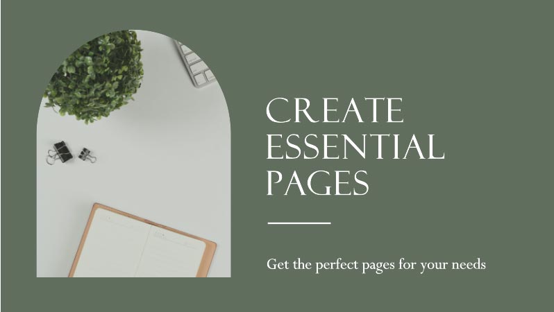 How to Start a Blog and Make Money? (2024) 16 Create-Essential-Pages-for-your-wordpress