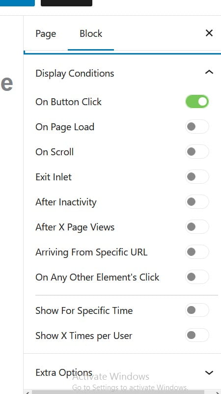 How to create a pop-up form in WordPress? (2023) 111 display-conditions