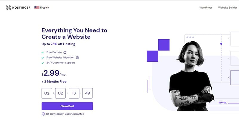 12 Best Web Hosting Providers for WordPress (2023) 140 hostinger-web-hosting-service