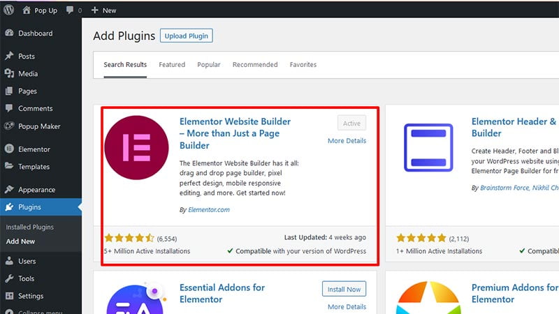 How to create a pop-up form in WordPress? (2023) 100 pop-up-maker-using-elementor