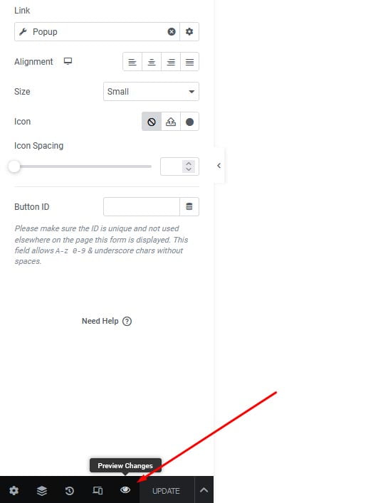 How to create a pop-up form in WordPress? (2023) 107 preview-changes-in-elementor