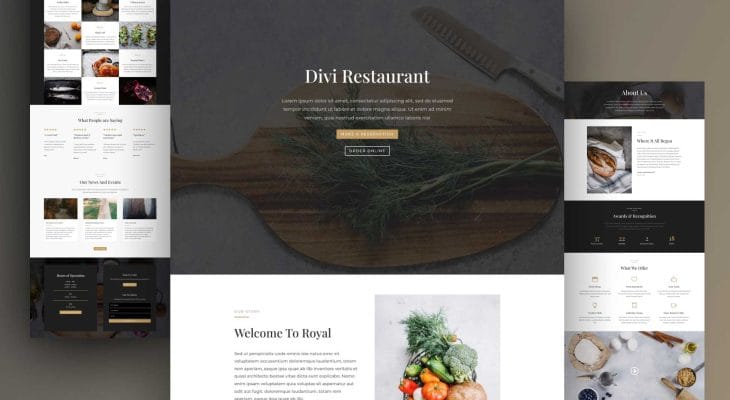 Download a Free Bistro Theme Builder Pack for Divi