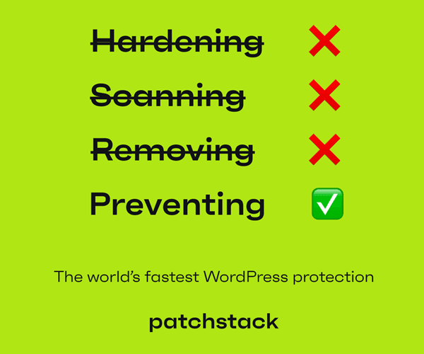 DHH Reignites Criticism of Matt Mullenweg: “He failed to realize what he was destroying.” 1 Patchstack ad